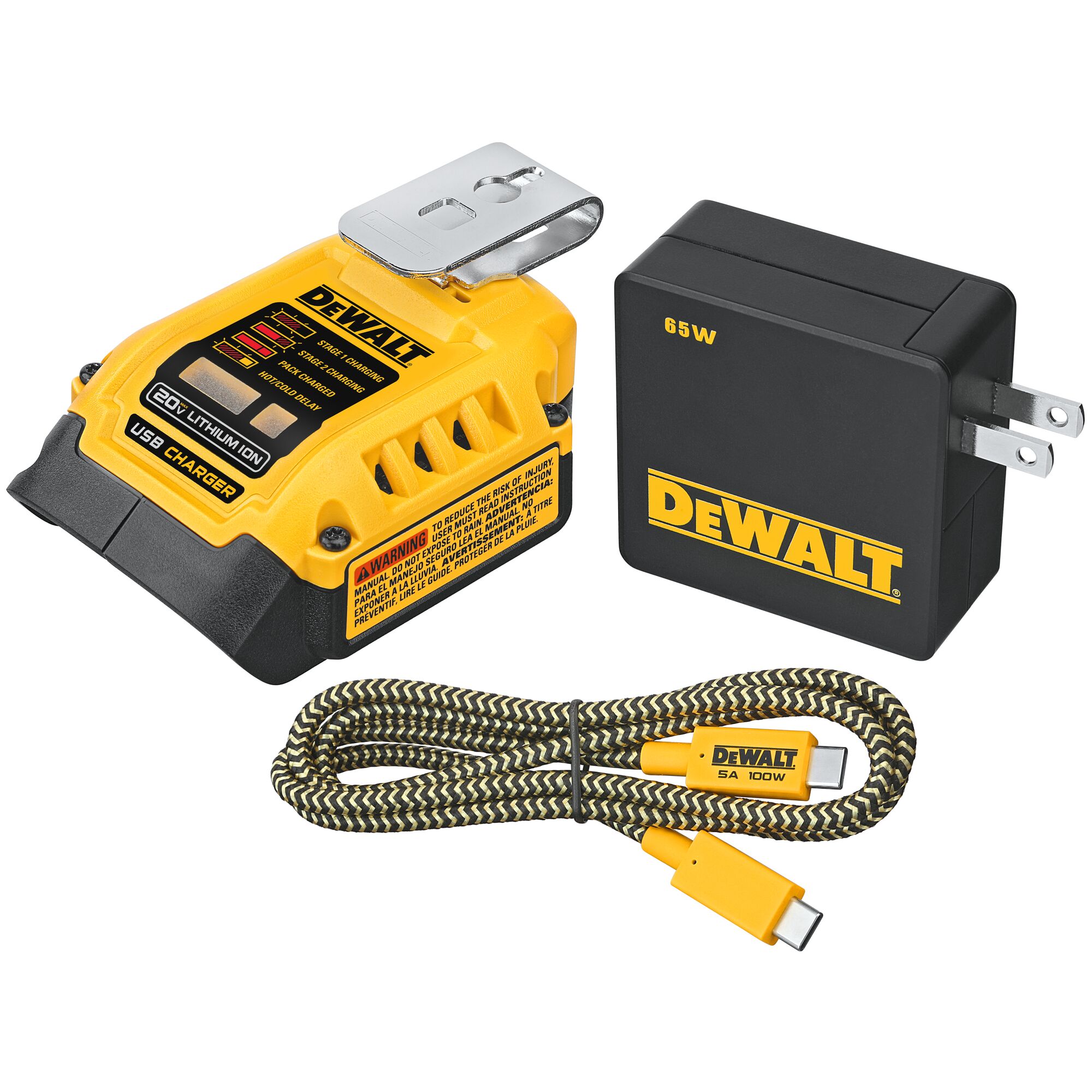 DEWALT DCB094K USB charging kit — DEWALT DCB094K cargador USB