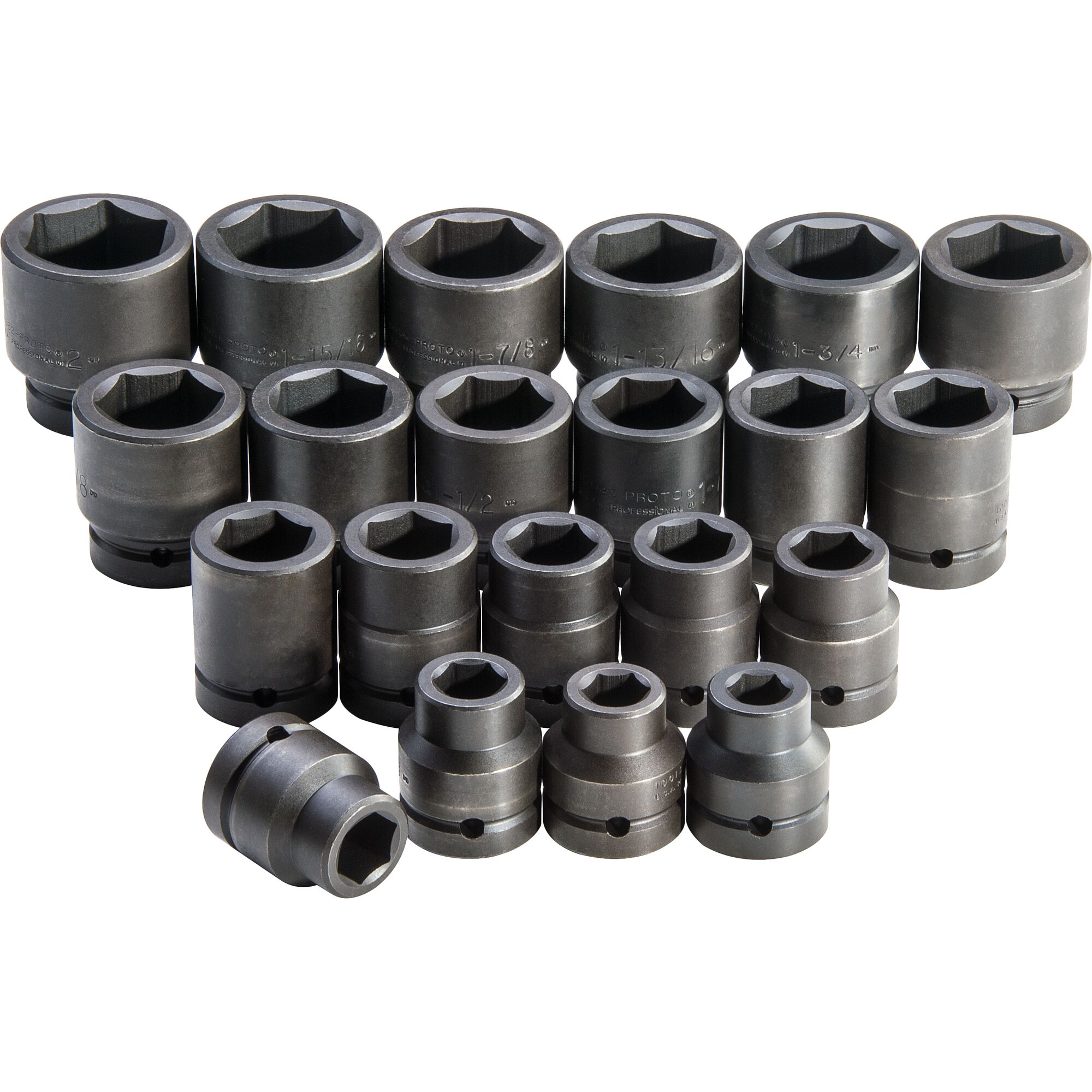 Proto J76122 impact socket set product image / Proto J76122 impact socket set imagen del producto