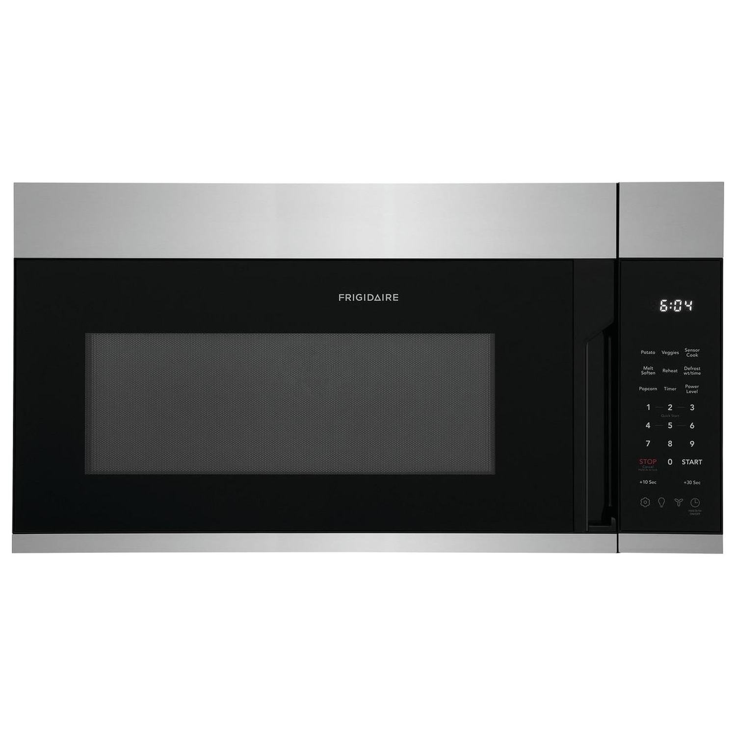 Frigidaire FMOW1852AS 1.8 cu. ft. over-the-range microwave — microondas Frigidaire FMOW1852AS sobre la estufa
