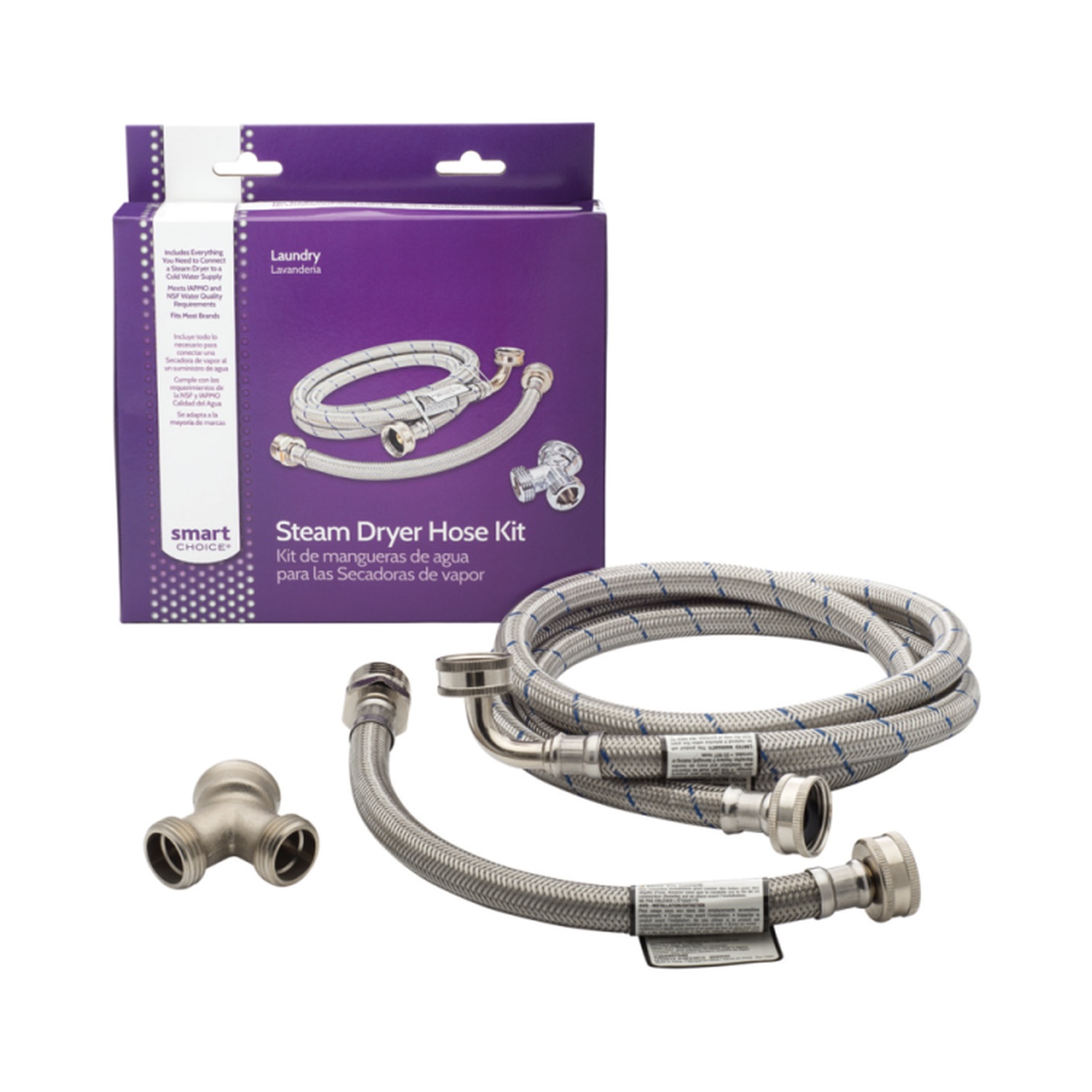 Smart Choice 5304495002 stainless steel steam dryer installation kit — kit de instalación para secadora de vapor 5304495002